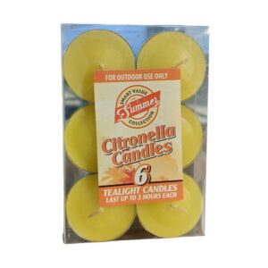 6 citronella candles - Front Image