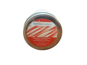 Luminessence pepermint scented candle - Back Image