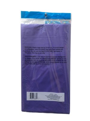 Party purple table cover - Back Image