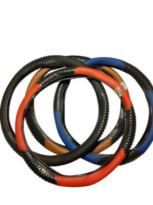 Gray steering wheel cover - Back Image