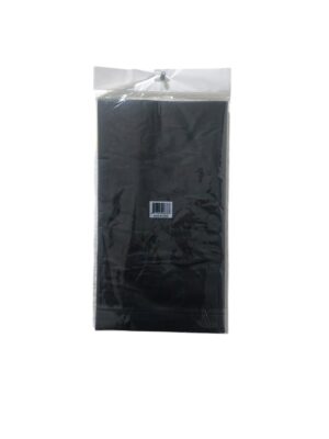 Black plastic tablecover - Back Image